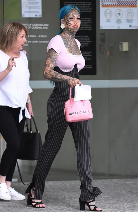 amber luke|Brisbane tattoo model avoids jail for drug trafficking